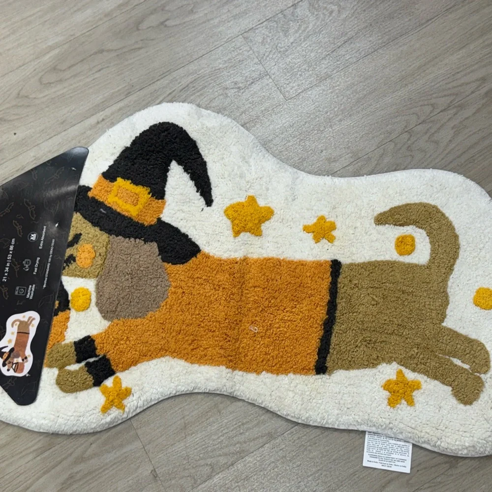 Halloween Dog Shaped Rug